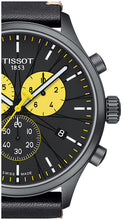 Load image into Gallery viewer, Tissot Chrono XL Tour De France Special Edition Black Dial Black Leather Strap Watch for Men - T116.617.36.051.11