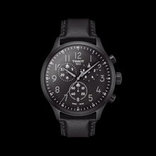 Load image into Gallery viewer, Tissot Chrono XL Vintage Black Dial Black Leather Strap Watch For Men - T116.617.36.052.00