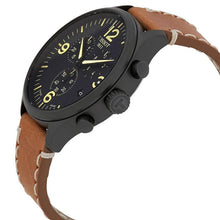 Load image into Gallery viewer, Tissot T Sport Chrono XL Black Dial Brown Leather Strap Watch For Men - T116.617.36.057.00