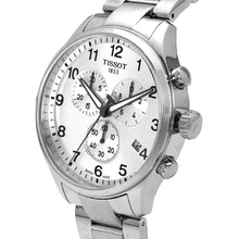 Load image into Gallery viewer, Tissot Chrono XL Classic Silver Dial Silver Steel Strap Watch For Men - T116.617.11.037.00