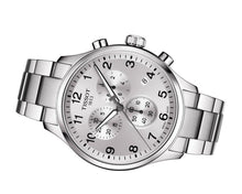 Load image into Gallery viewer, Tissot Chrono XL Classic Silver Dial Silver Steel Strap Watch For Men - T116.617.11.037.00