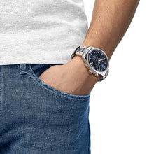 Load image into Gallery viewer, Tissot T Sport Chrono XL Classic Blue Dial Silver Steel Strap Watch For Men - T116.617.11.047.01