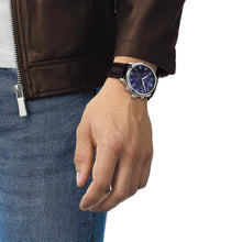 Load image into Gallery viewer, Tissot Chrono XL Classic Blue Dial Brown Leather Strap Watch For Men - T116.617.16.047.00
