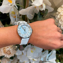 Load image into Gallery viewer, Tissot Seastar 1000 Mother of Pearl White Dial White Rubber Strap Watch for Women - T120.210.17.116.00