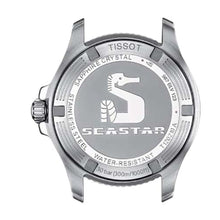 Load image into Gallery viewer, Tissot Seastar 1000 Black Dial Silver Steel Strap Watch For Men - T120.410.11.051.00