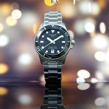 Load image into Gallery viewer, Tissot Seastar 1000 Lady Black Dial Silver Steel Strap Watch for Women - T120.210.11.051.00