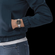 Load image into Gallery viewer, Tissot Seastar 1000 Black Dial Silver Steel Strap Watch For Men - T120.210.127.051.00