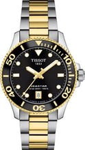 Load image into Gallery viewer, Tissot Seastar 1000 Black Dial Two Tone Steel Strap Watch for Women - T120.210.22.051.00