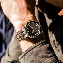 Load image into Gallery viewer, Tissot Seastar 1000 Powermatic 80 Black Dial Two Tone Steel Strap Watch For Men - T120.407.22.051.00