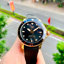 Load image into Gallery viewer, Tissot Seastar 1000 Powermatic 80 Black Dial Black Rubber Strap Watch for Men - T120.407.37.051.01