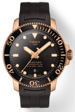 Load image into Gallery viewer, Tissot Seastar 1000 Powermatic 80 Black Dial Black Rubber Strap Watch for Men - T120.407.37.051.01