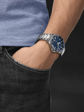 Load image into Gallery viewer, Tissot Seastar 1000 Blue Dial Silver Steel Strap Watch For Men - T120.410.11.041.00