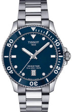 Load image into Gallery viewer, Tissot Seastar 1000 Blue Dial Silver Steel Strap Watch For Men - T120.410.11.041.00