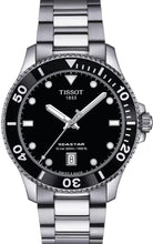 Load image into Gallery viewer, Tissot Seastar 1000 Black Dial Silver Steel Strap Watch For Men - T120.410.11.051.00