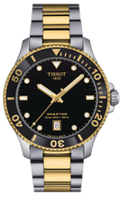 Load image into Gallery viewer, Tissot Seastar 1000 Black Dial Two Tone Steel Strap Watch For Men - T120.410.22.051.00