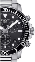 Load image into Gallery viewer, Tissot Seastar 1000 Chronograph Black Dial Silver Steel Strap Watch For Men - T120.417.11.051.00