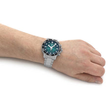 Load image into Gallery viewer, Tissot Seastar 1000 Chronograph Green Dial Silver Steel Strap Watch For Men - T120.417.11.091.01