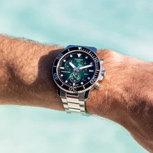 Load image into Gallery viewer, Tissot Seastar 1000 Chronograph Green Dial Silver Steel Strap Watch For Men - T120.417.11.091.01