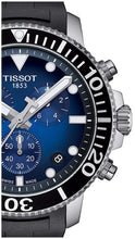 Load image into Gallery viewer, Tissot Seastar 1000 Chronograph Blue Dial Black Rubber Strap Watch For Men - T120.417.17.041.00