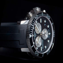 Load image into Gallery viewer, Tissot Seastar 1000 Chronograph Black Dial Black Rubber Strap Watch For Men - T120.417.17.051.00
