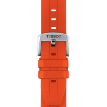 Load image into Gallery viewer, Tissot Seastar 1000 Chronograph Black Dial Orange Rubber Strap Watch For Men - T120.417.17.051.01