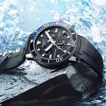 Load image into Gallery viewer, Tissot Seastar 1000 Chronograph Black Dial Black Rubber Strap Watch For Men - T120.417.17.051.02