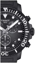 Load image into Gallery viewer, Tissot Seastar 1000 Chronograph Black Dial Black Rubber Strap Watch For Men - T120.417.37.051.02