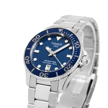 Load image into Gallery viewer, Tissot Seastar 1000 Lady Blue Dial Silver Steel Strap Watch For Women - T120.210.11.041.00