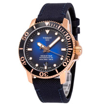 Load image into Gallery viewer, Tissot Seastar 1000 Powermatic 80 Blue Dial Blue Nylon Strap Watch for Men - T120.407.37.041.00