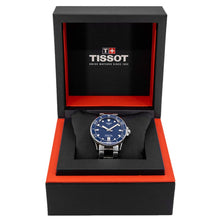 Load image into Gallery viewer, Tissot Seastar 1000 Blue Dial Silver Steel Strap Watch For Men - T120.410.11.041.00
