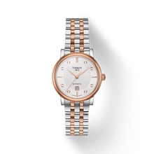 Load image into Gallery viewer, Tissot T Classic Carson Premium Diamonds White Dial Two Tone Steel Strap Watch for Women - T122.207.22.036.00
