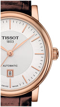 Load image into Gallery viewer, Tissot T Classic Carson Premium White Dial Brown Leather Strap Watch for Women - T122.207.36.031.00