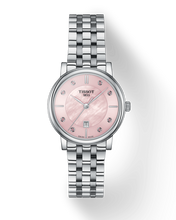 Load image into Gallery viewer, Tissot T Classic Carson Premium Pink Dial Silver Steel Strap Watch for Women - T122.210.11.159.00