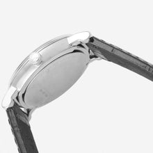 Load image into Gallery viewer, Tissot Carson Premium Lady Silver Dial Black Leather Strap Watch For Women - T122.210.16.033.00