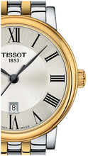 Load image into Gallery viewer, Tissot T Classic Carson Lady Premium Silver Dial Two Tone Steel Strap Watch For Women - T122.210.22.033.00
