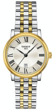 Load image into Gallery viewer, Tissot T Classic Carson Lady Premium Silver Dial Two Tone Steel Strap Watch For Women - T122.210.22.033.00