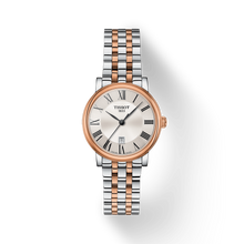 Load image into Gallery viewer, Tissot Carson Premium Lady Silver Dial Two Tone Steel Strap Watch For Women - T122.210.22.033.01