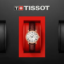 Load image into Gallery viewer, Tissot Carson Premium Lady Silver Dial Brown Leather Strap Watch For Women - T122.210.36.033.00