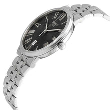Load image into Gallery viewer, Tissot Carson Premium Black Dial Silver Steel Strap Watch For Men - T122.410.11.053.00