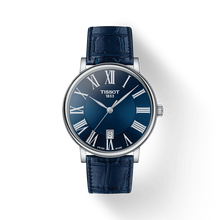 Load image into Gallery viewer, Tissot Carson Premium Blue Dial Blue Leather Strap Watch For Men - T122.410.16.043.00
