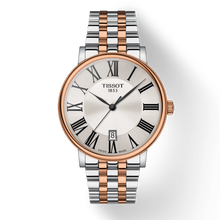 Load image into Gallery viewer, Tissot Carson Premium White Dial Two Tone Steel Strap Watch For Men - T122.410.22.033.00