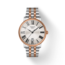 Load image into Gallery viewer, Tissot T Classic Carson Premium Silver Dial Two Tone Steel Strap Watch For Men - T122.410.22.033.00