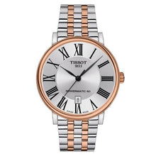Load image into Gallery viewer, Tissot Carson Premium Powermatic 80 Silver Dial Two Tone Steel Strap Watch For Men - T122.407.22.033.00