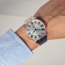 Load image into Gallery viewer, Tissot Carson Premium Powermatic 80 Silver Dial Two Tone Steel Strap Watch For Men - T122.407.22.033.00