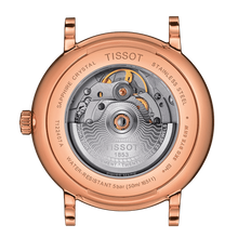 Load image into Gallery viewer, Tissot T Classic Carson Premium Automatic White Dial Rose Gold Steel Strap Watch for Men - T122.407.33.031.00