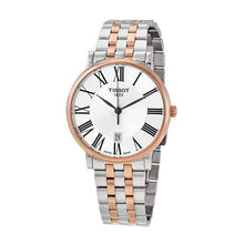 Load image into Gallery viewer, Tissot Carson Premium White Dial Two Tone Steel Strap Watch For Men - T122.410.22.033.00