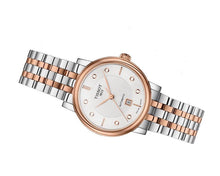 Load image into Gallery viewer, Tissot T Classic Carson Premium Diamonds White Dial Two Tone Steel Strap Watch for Women - T122.207.22.036.00