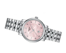 Load image into Gallery viewer, Tissot Carson Premium Lady Mother of Pearl Pink Dial Silver Steel Strap Watch For Women - T122.210.11.159.00