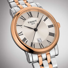 Load image into Gallery viewer, Tissot T Classic Carson Premium Silver Dial Two Tone Steel Strap Watch For Men - T122.410.22.033.00