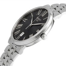 Load image into Gallery viewer, Tissot Carson Premium Black Dial Silver Steel Strap Watch For Men - T122.410.11.053.00